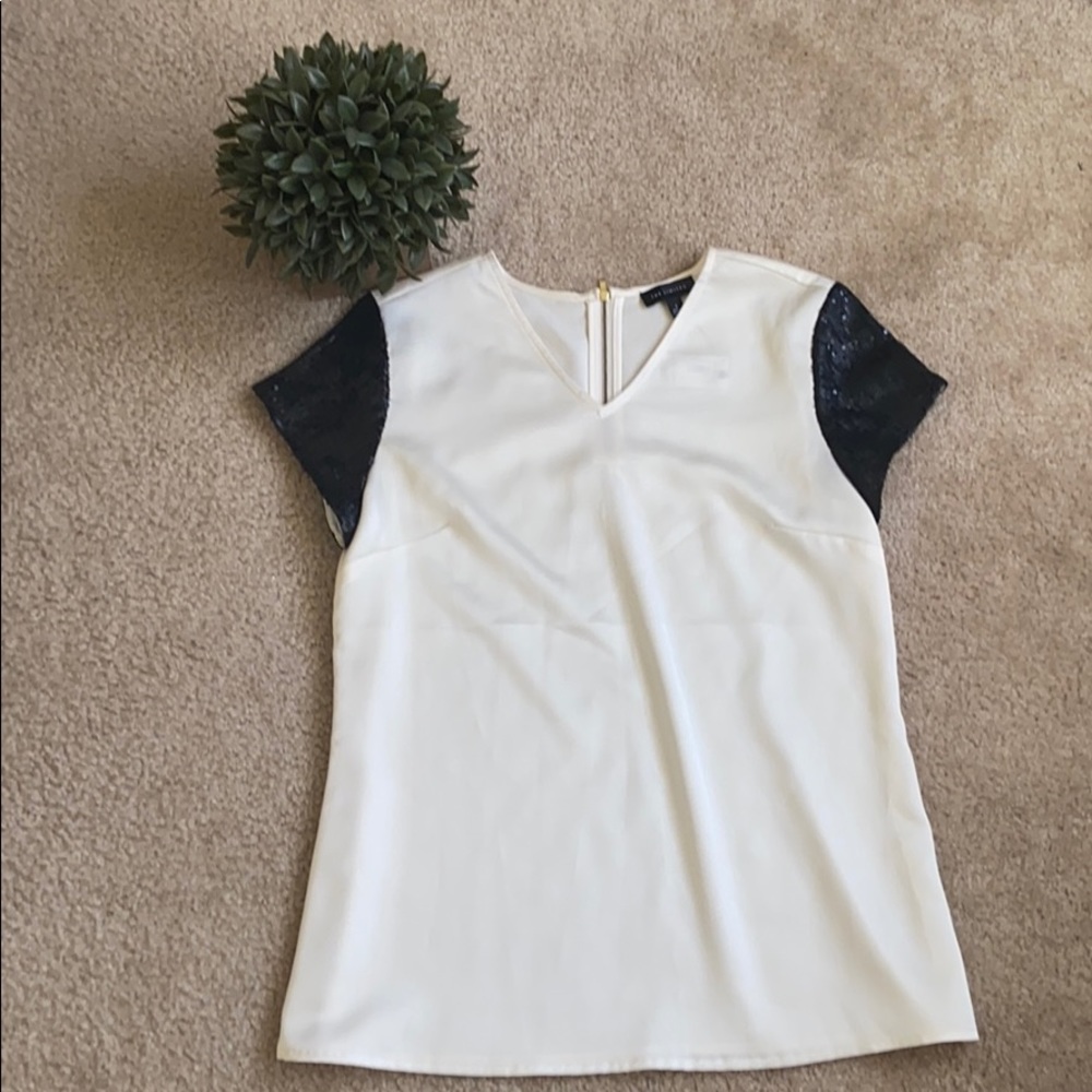 The Limited satin blouse
